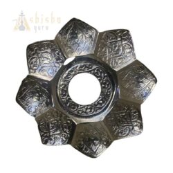 Ascheteller Tradi Shisha Oriental Tugra Silber Blume