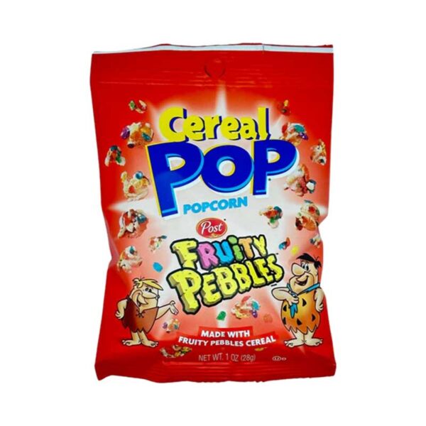 Cereal Pop Popcorn Fruity Pebbles 28g