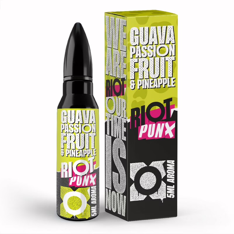 punx-by-riot-squad-guava-passionfruit-pineapple-5ml-aroma-longfill PUNX by Riot Squad - Guava, Passionfruit & Pineapple - 5ml Aroma (Longfill)