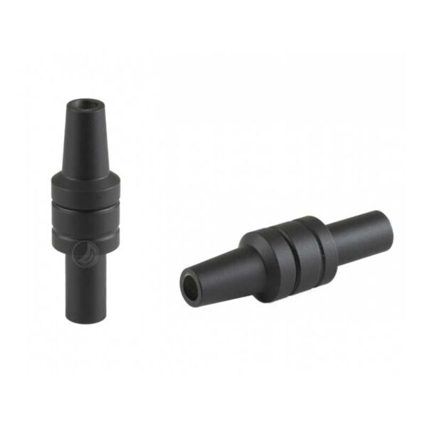 Amy Alu Schlauchadapter Schwarz
